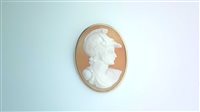 Brooch Sommer Woman PEZZI UNICI in Yellow Gold Conchiglia CAMMEO MARTE SOMMER - CAMMEO MARTE SOMMER
